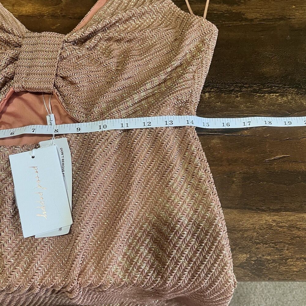 Proud Poppy Tallulah Maxi Dress Gold And Rust Color Size US 8 - Picture 7 of 9